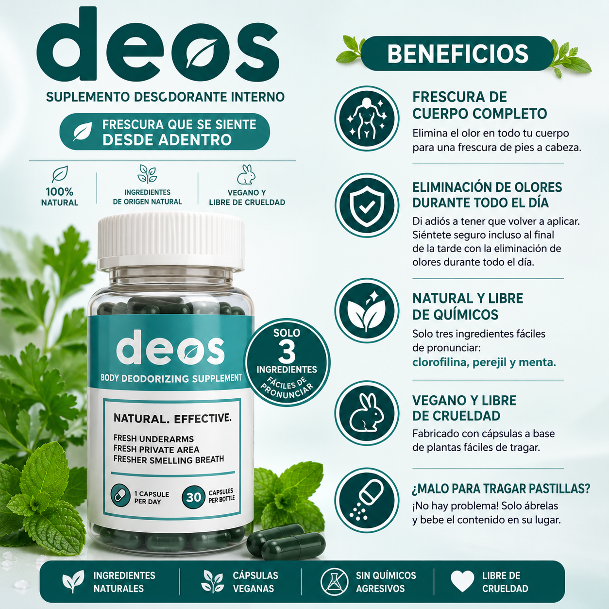 DEOS DESODORANTE (30cap)