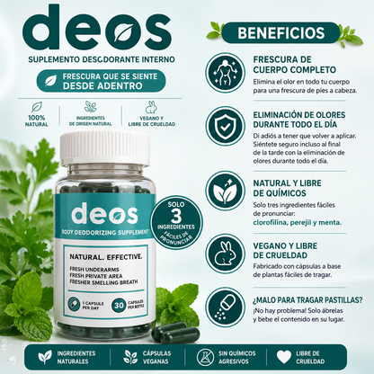 DEOS DESODORANTE (30cap)